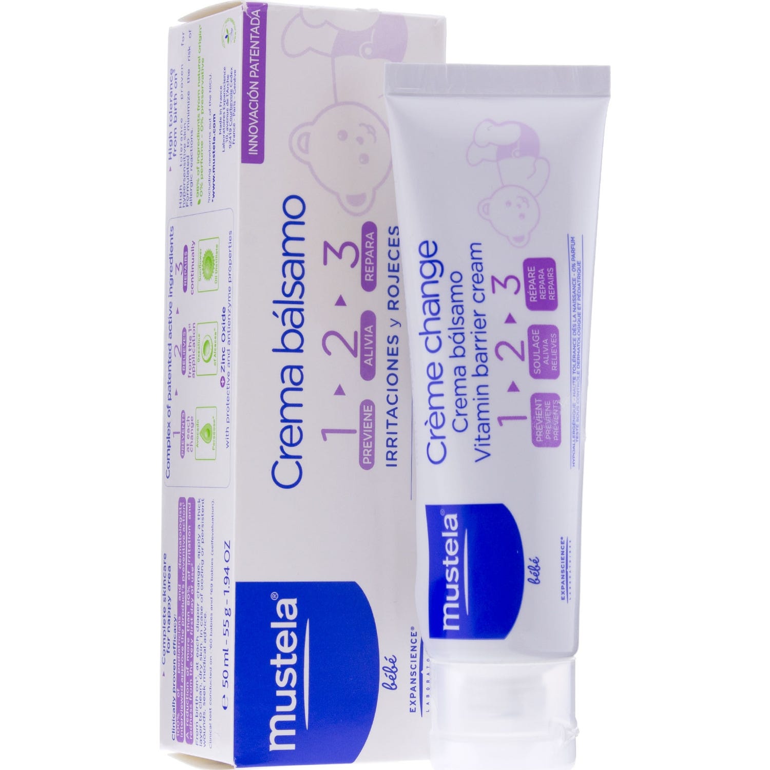Mustela Crema bálsamo 123 50ml
