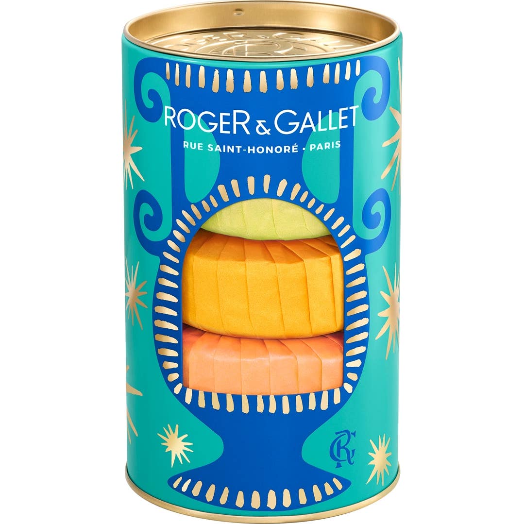 Roger & Gallet Trío Set Jabón Bienestar Vanille Néroli Osmanthus