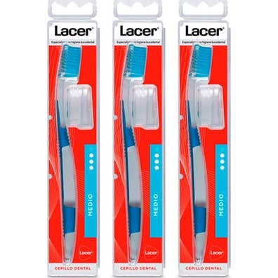 Lacer Cepillo Dental Medio 3 uds