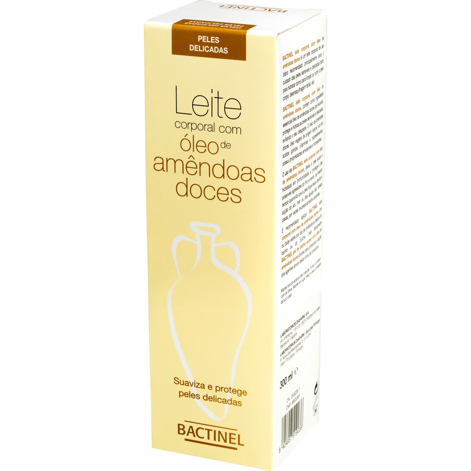 Bactinel leche corporal con aceite de almendras 300ml