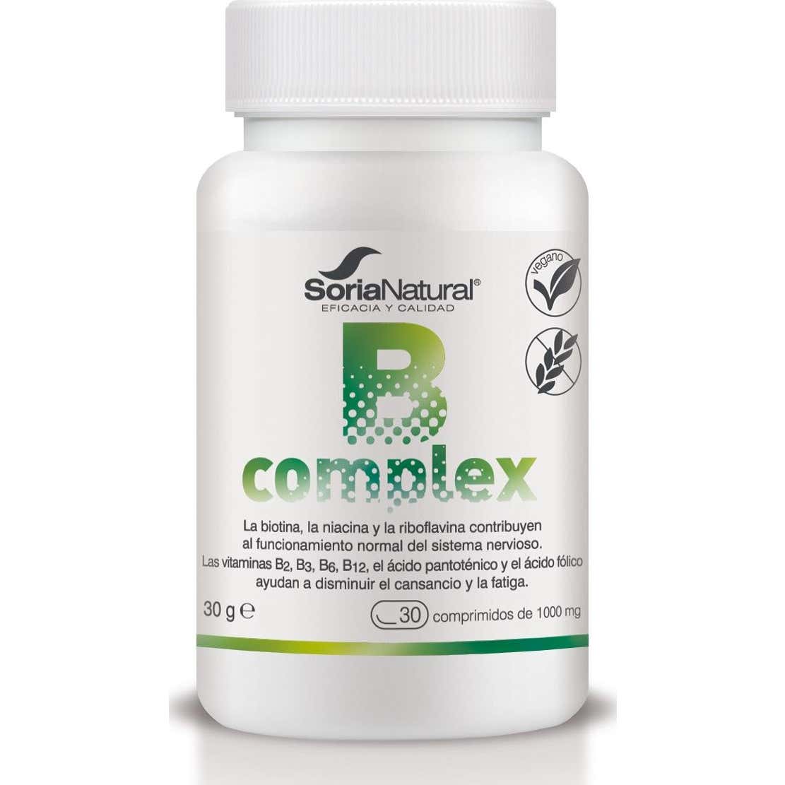 Soria Natural B Complex 100mg 30comp