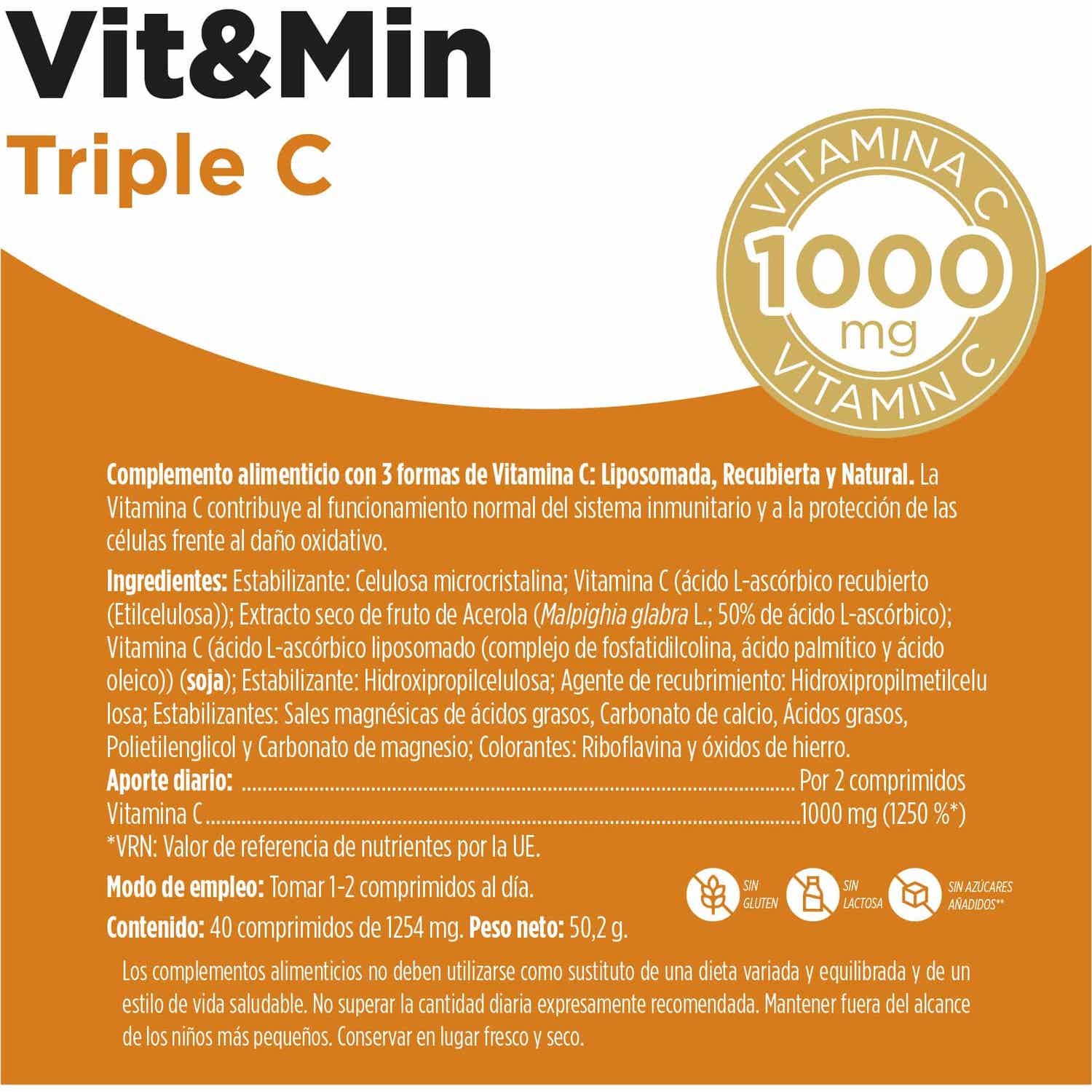 Eladiet Vit&Min Triple C 40comp Eladiet Vit&Min Triple C 40comp
