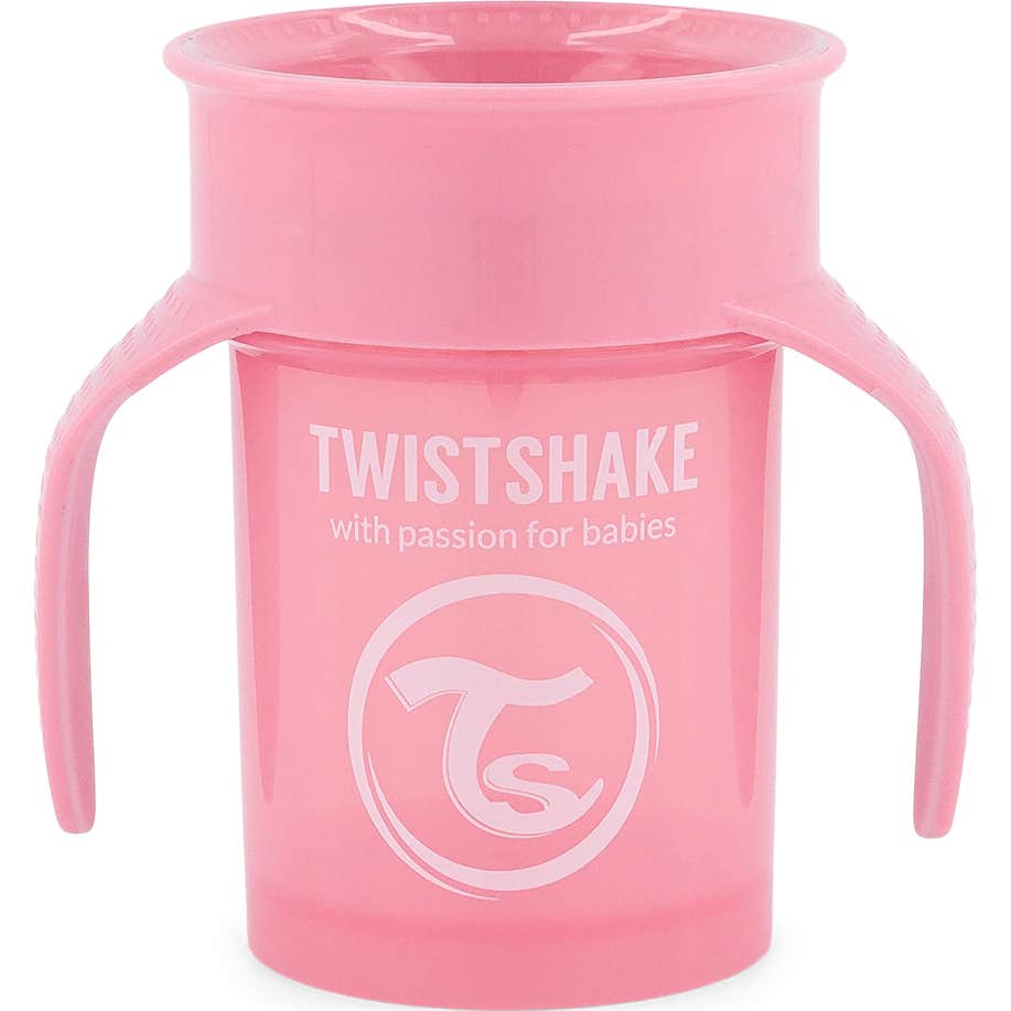 Twistshake Training Cup 360 +6M Rosa 1ud