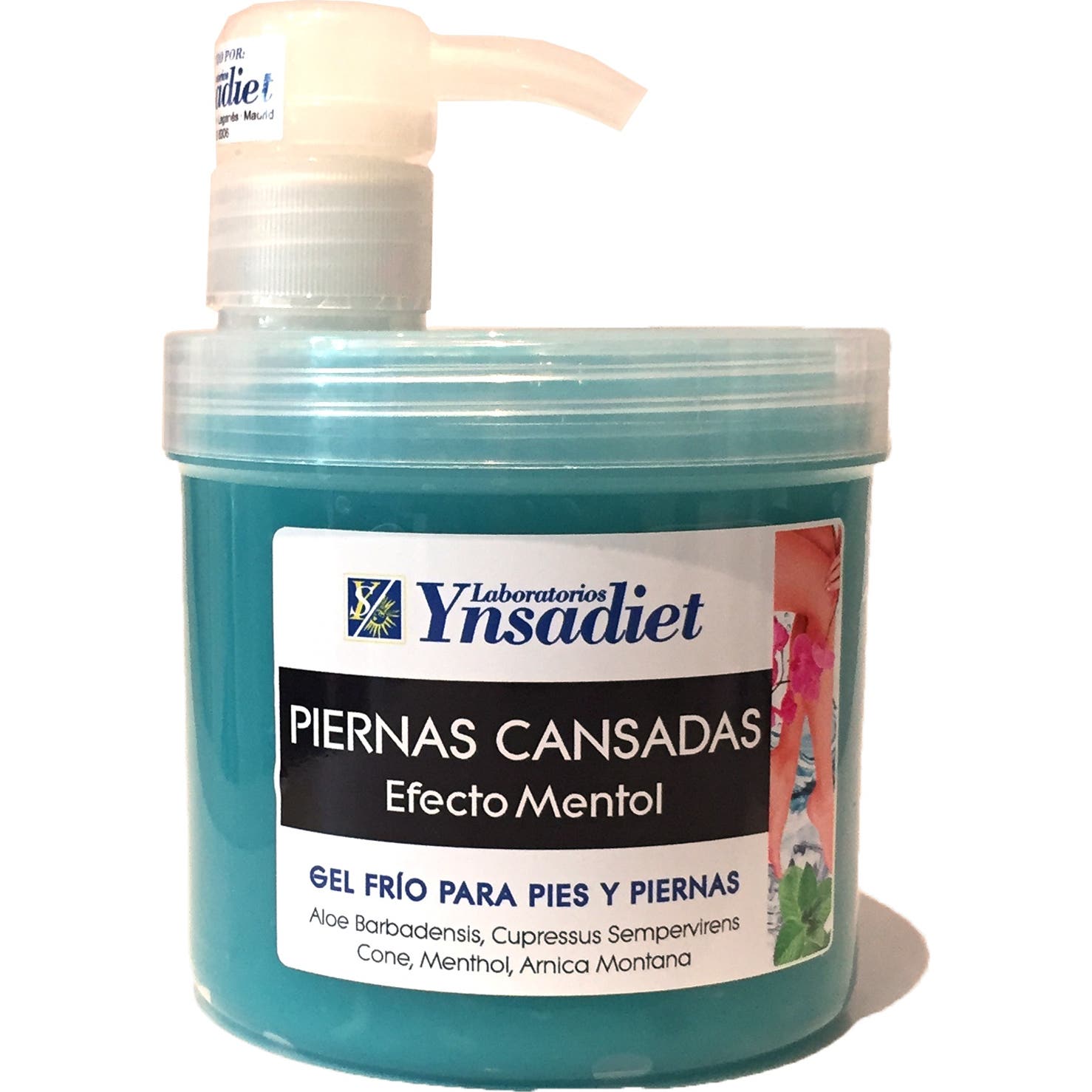 Ynsadiet Piernas Cansadas Efecto Mentol 500 ml
