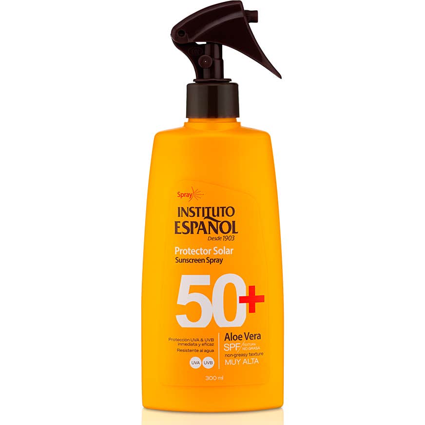Instituto Español Protector Solar Aloe Vera Spf50+ Spray 300 ml