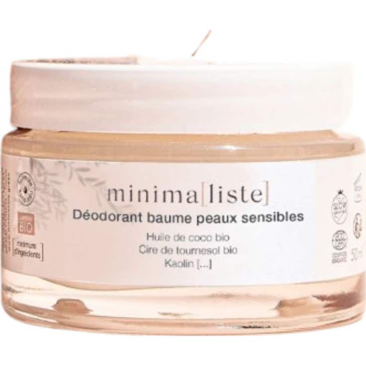 Minimaliste Bálsamo Desodorante Pieles Sensibles Aceite de Coco Bio 50ml