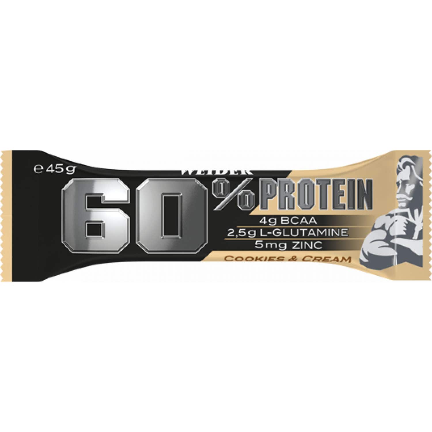 Weider 60% Protein Barras Bolachas e Creme 24x45g | Natural Doctor