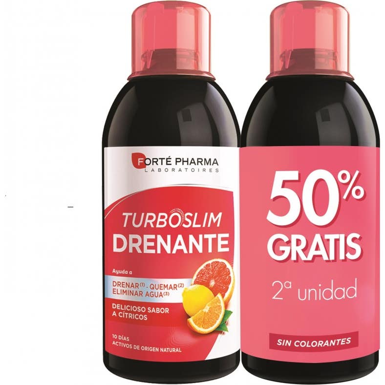Forté Pharma Turboslim Drenante Cítricos 2x500ml