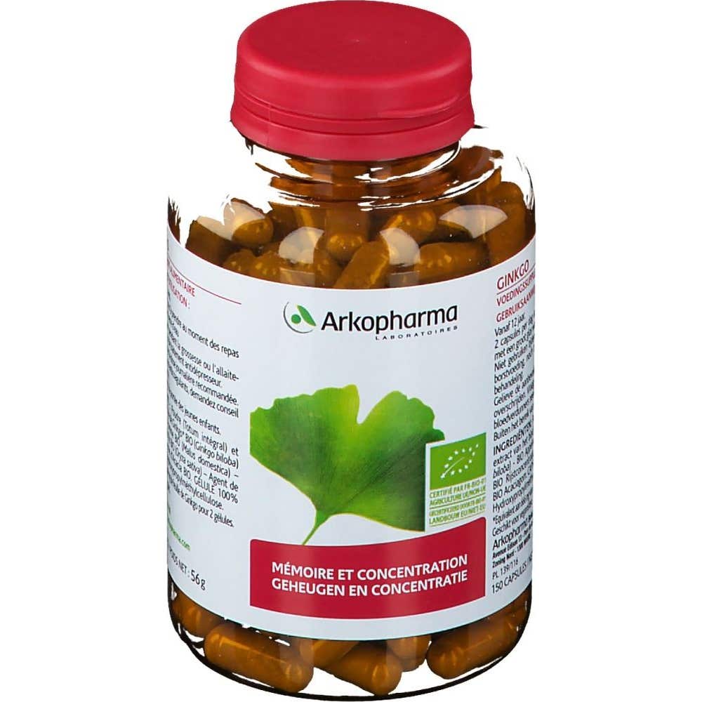 Arkopharma Arkogelules Ginko Bio 150caps