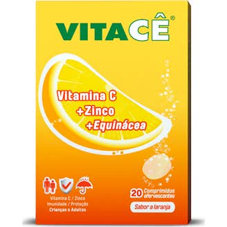 Vitacê Efervescente Sabor Naranja 20 comp