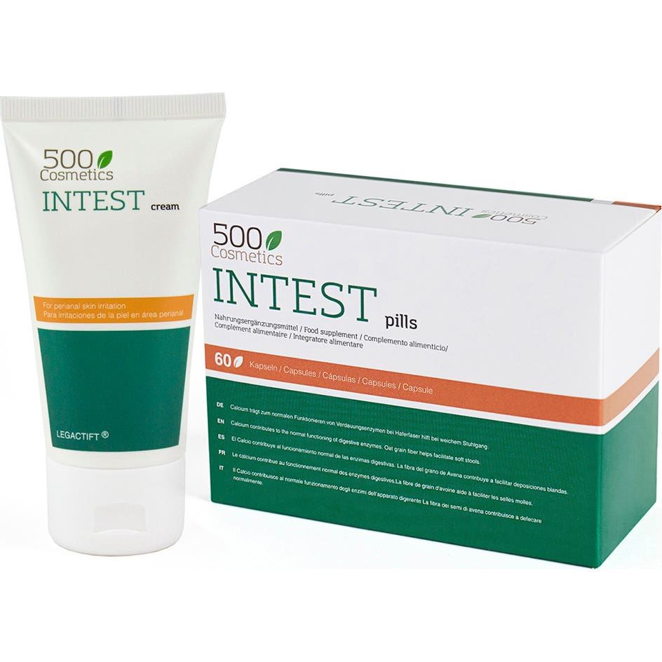 500Cosmetics Intest Hemorroides 60caps + Crema 100ml