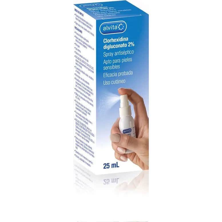Alvita Clorhexidina Digluconato 2% Spray Antiséptico 25ml