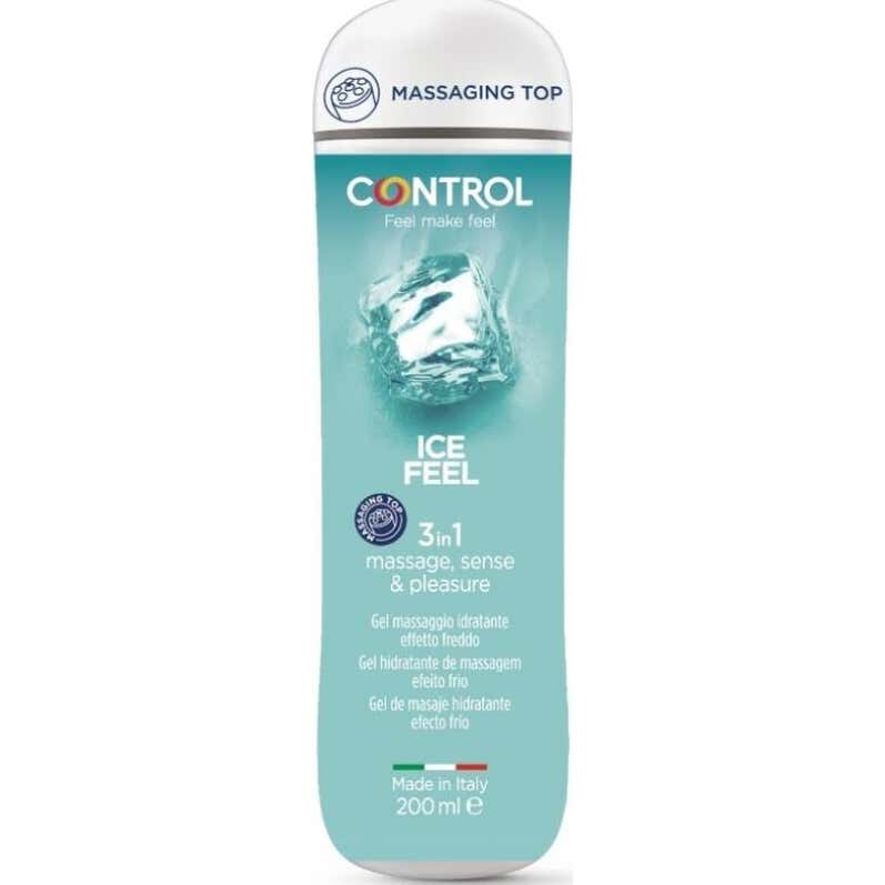 Control Ice Feel 3 en 1 Gel de Masaje Hidratante 200ml