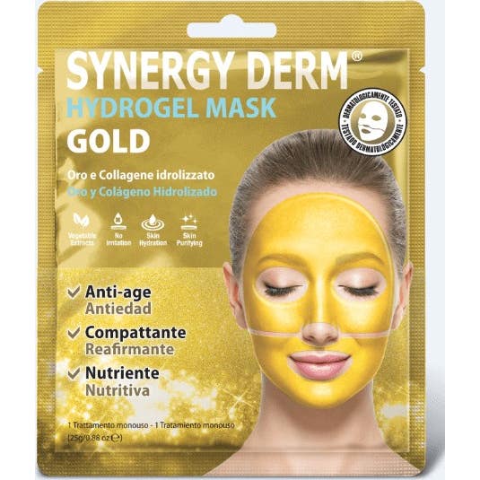 Planet Pharma Synergy Derm Máscara de Hidrogel Oro