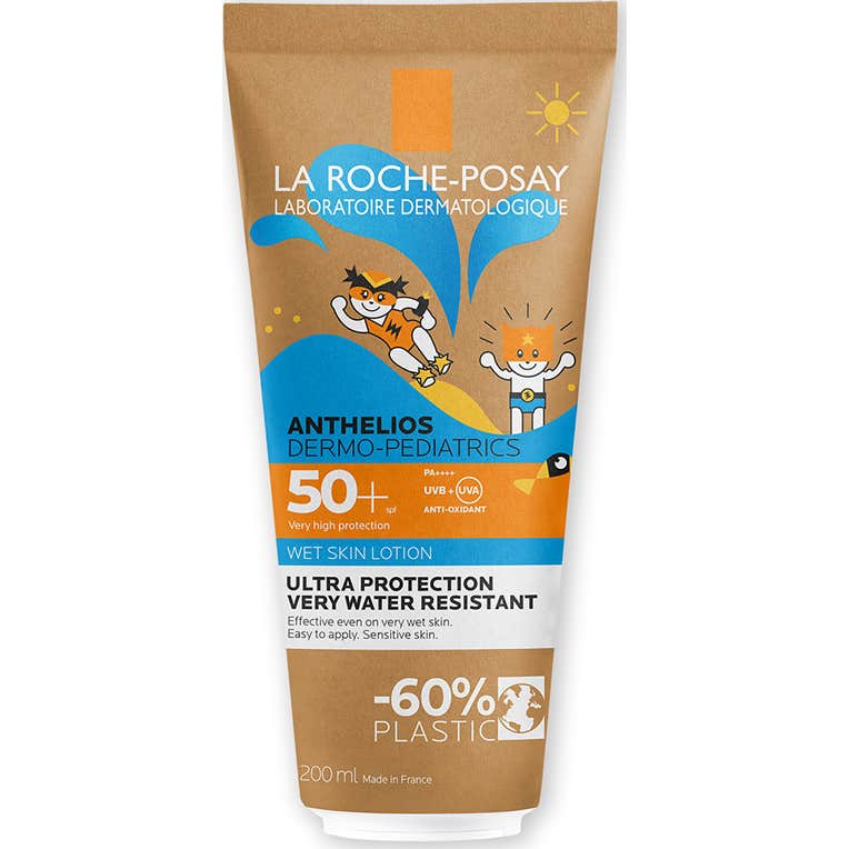 La Roche-Posay Anthelios Dermo-Pediatrics Loción Wet Skin SPF50+ 200ml