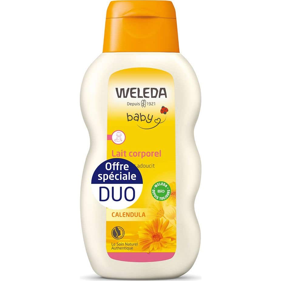 Weleda Bebé Leche Corporal Caléndula 2x200ml