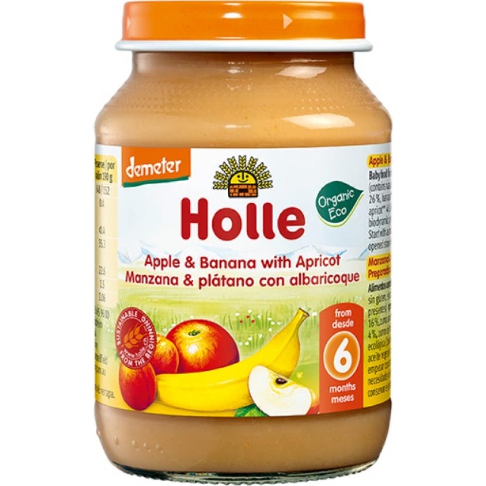 Holle Tarrito Manzana Platano Albaricoque