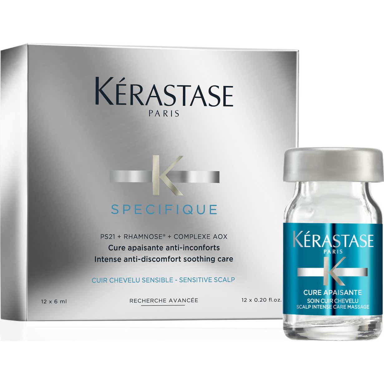 Kerastase Specifique Ps21 Cure Tratamiento Calmante 12x6ml