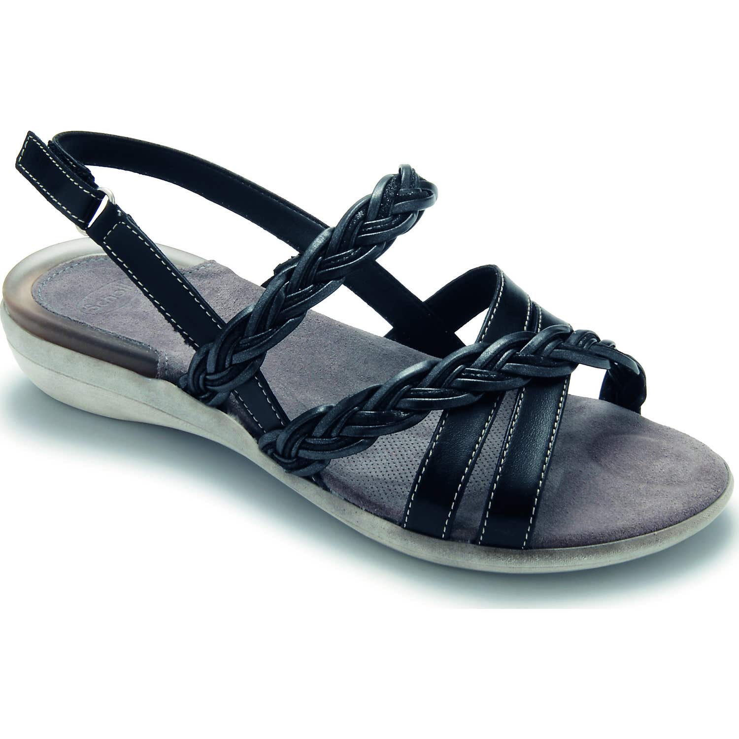 Scholl Dungloe Sandalia Negro Talla 39 1 Par