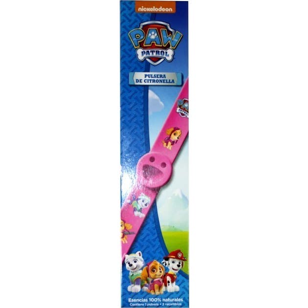 Paw Patrol pulsera de citronella Rosa 1 ud