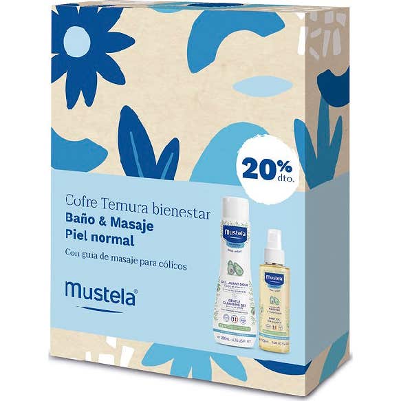 Mustela Cofre Ternura Bienestar Baño y Masaje Piel Normal