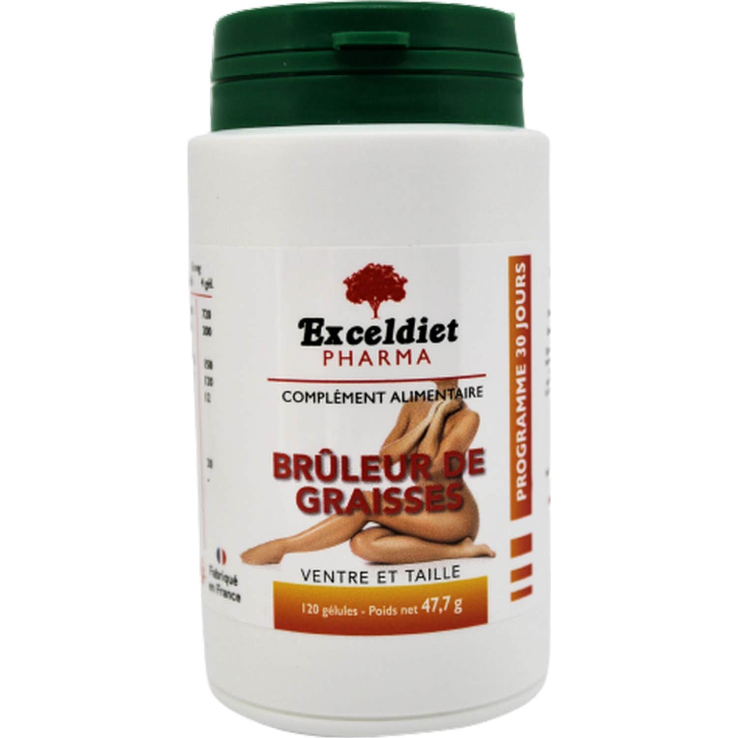 Exceldiet Fat Burner Vientre y Cintura 120 cápsulas