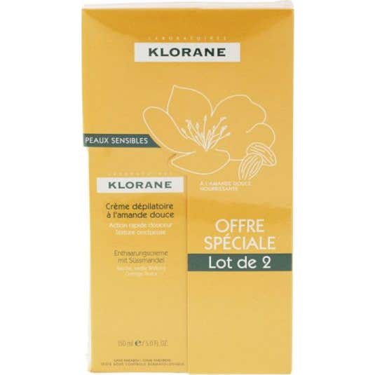 Klorane Crema para piernas Depil 2X150Ml