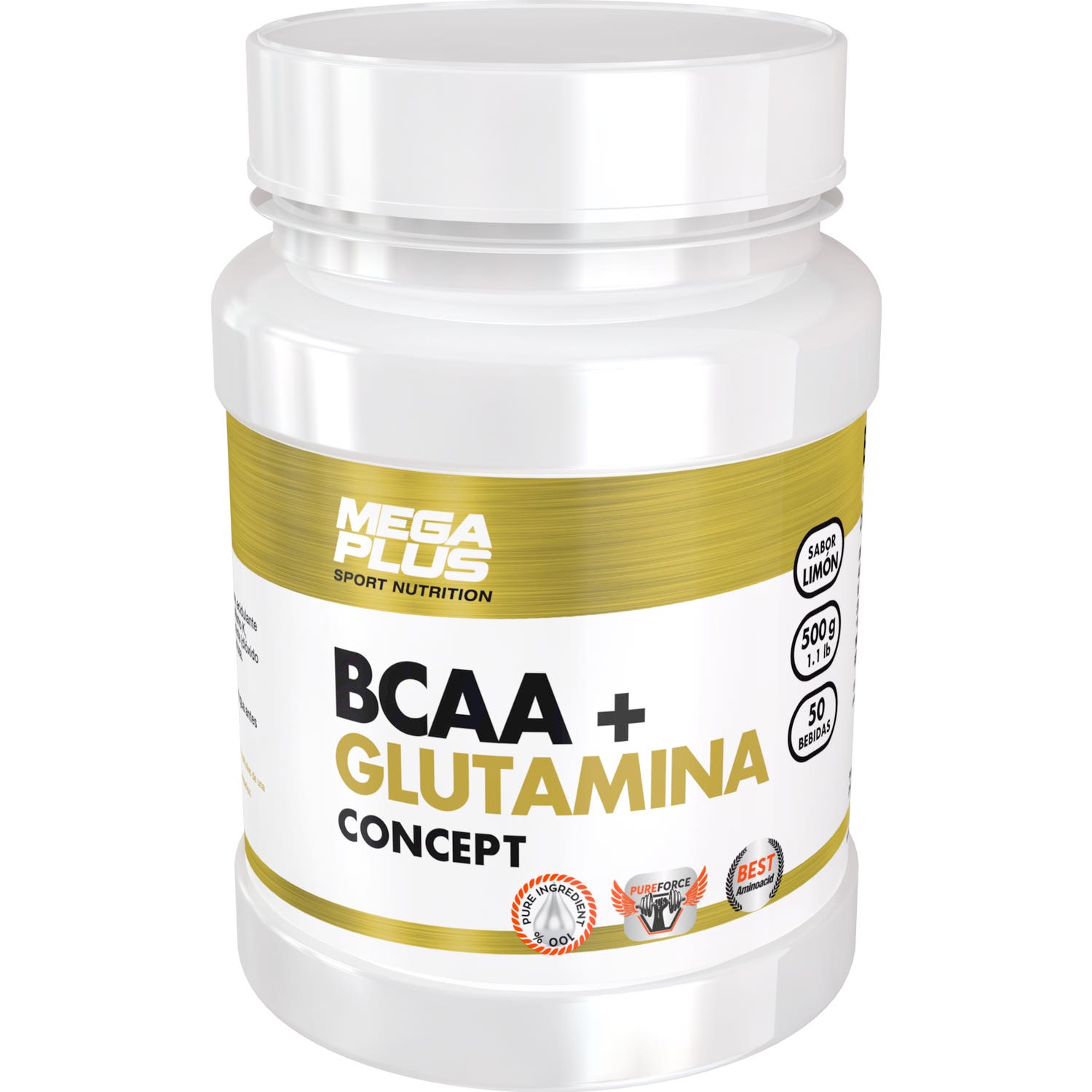 Mega Plus Bcaa+Glutamina Concept Tropical 500g