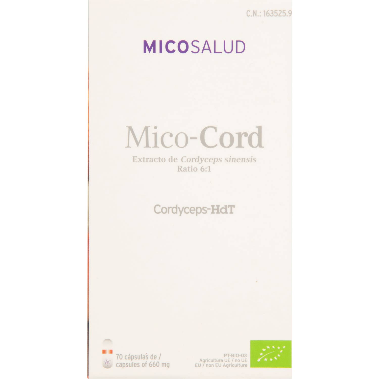 Hifas Da Terra Cordiceps 62cap Mico Cord
