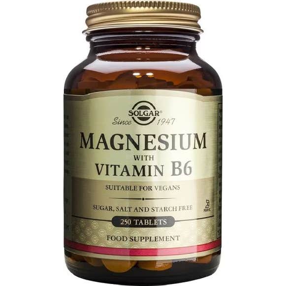 Solgar Magnesio Con Vitamina B6 250Comp