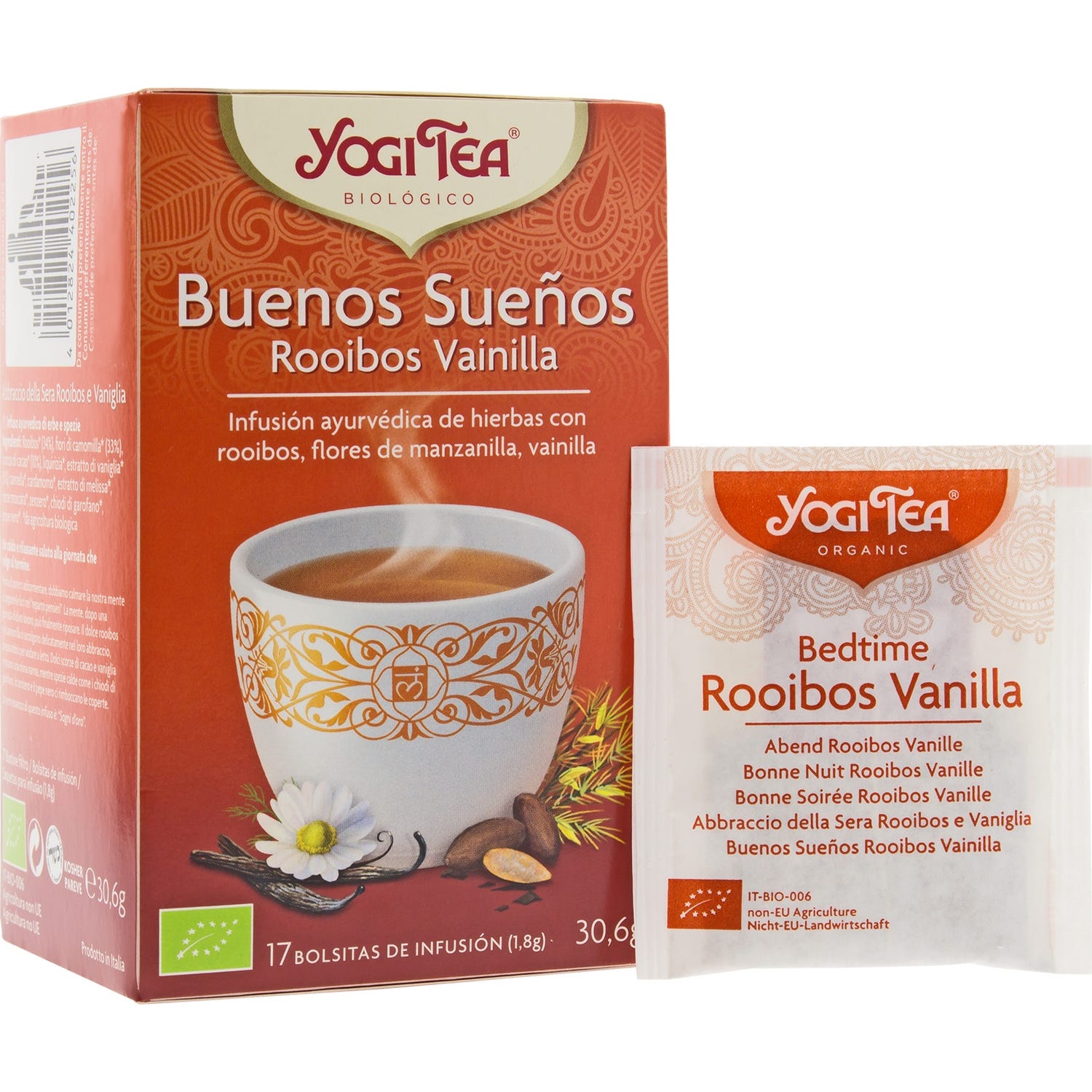 Yogi Tea Buenos Sueños rooibos vainilla 17 bolsitas