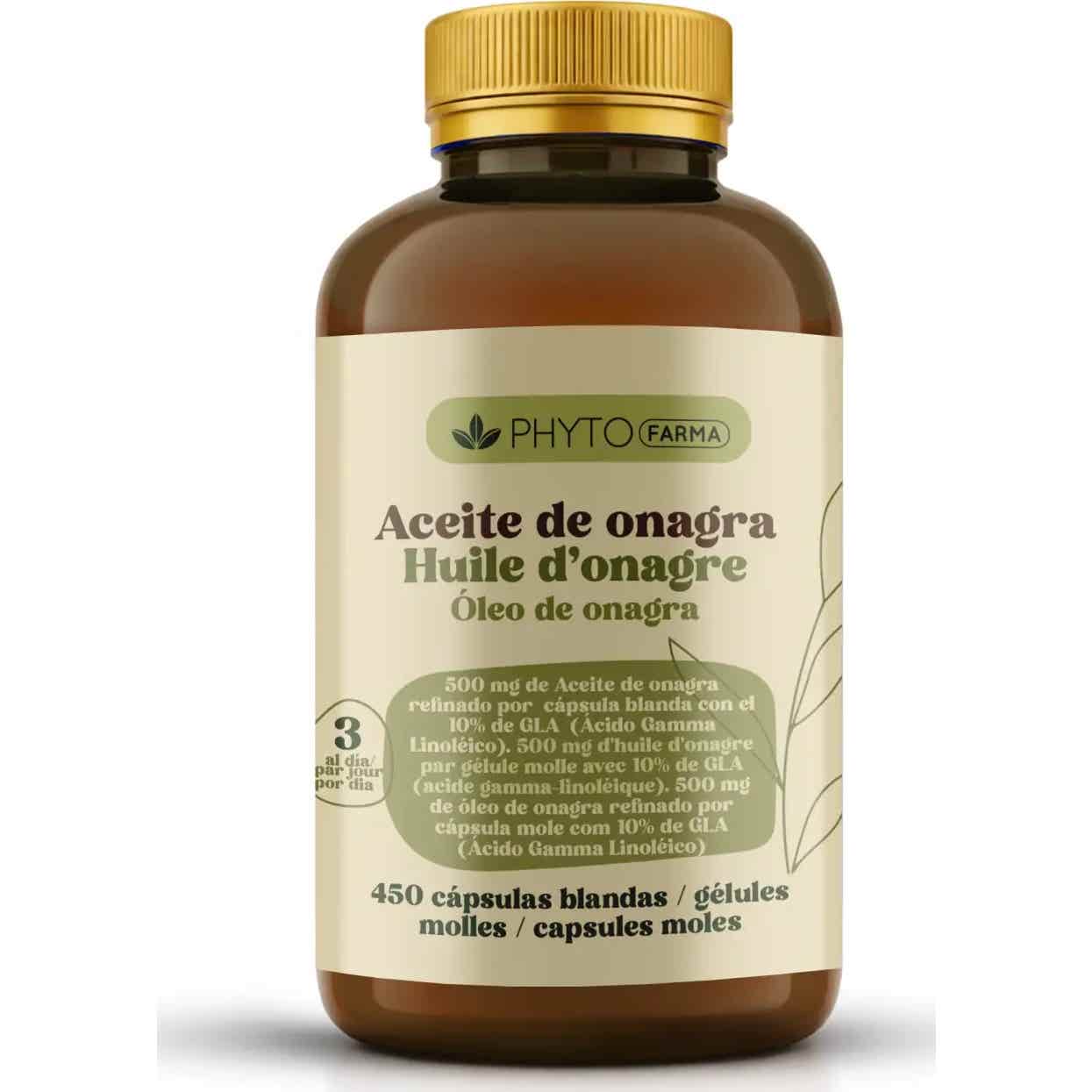 Phytofarma Aceite De Onagra 450 Cápsulas Blandas