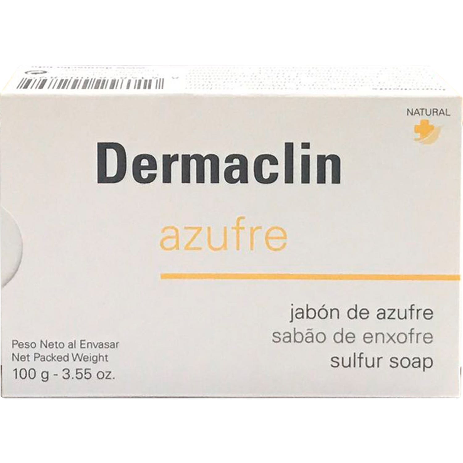 Dermaclin Pastilla De Jabón Azufre 100g