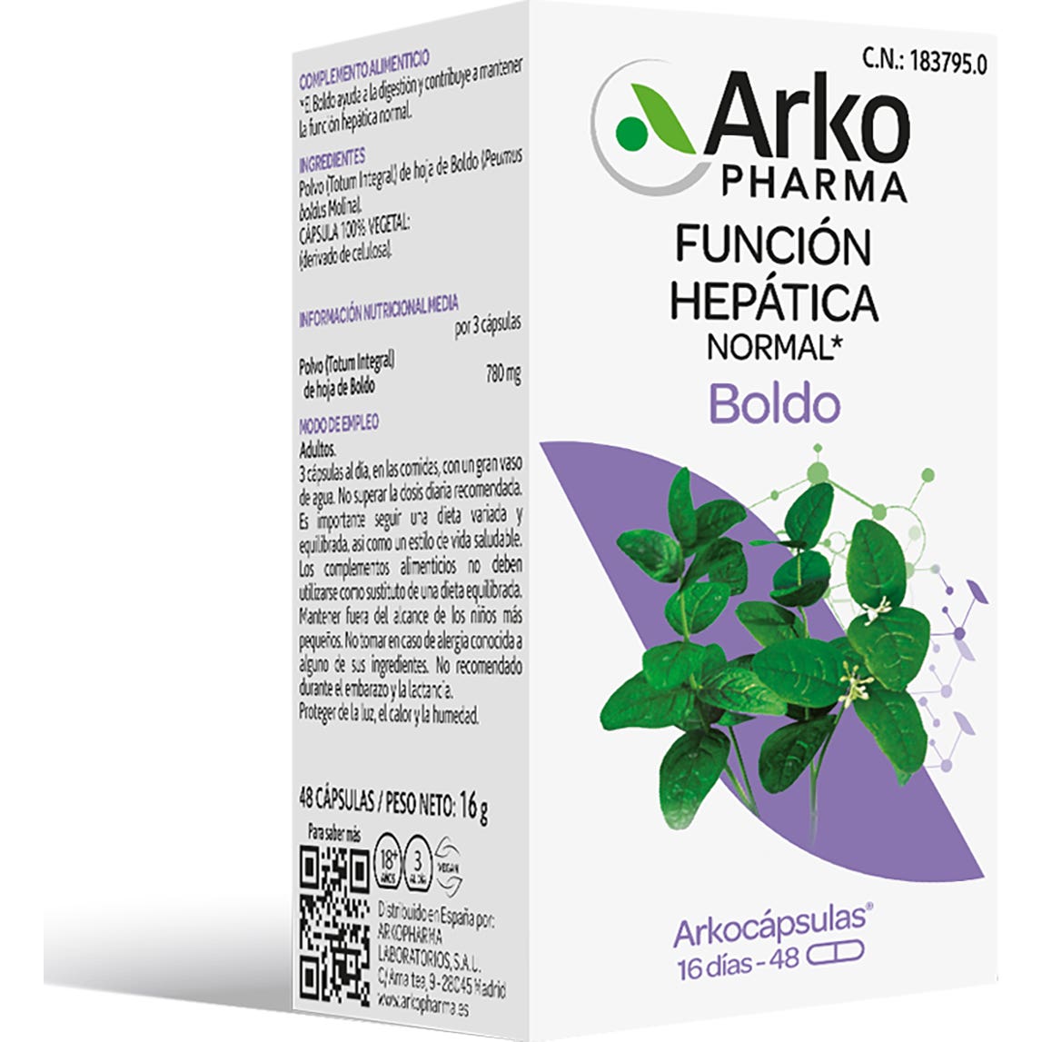 Arkopharma Arkocápsulas Boldo 48caps