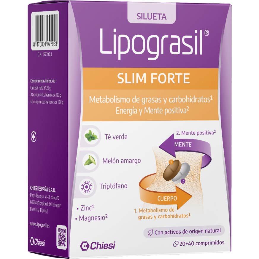 Lipograsil Slim Forte Cuerpo y Mente 20+40caps