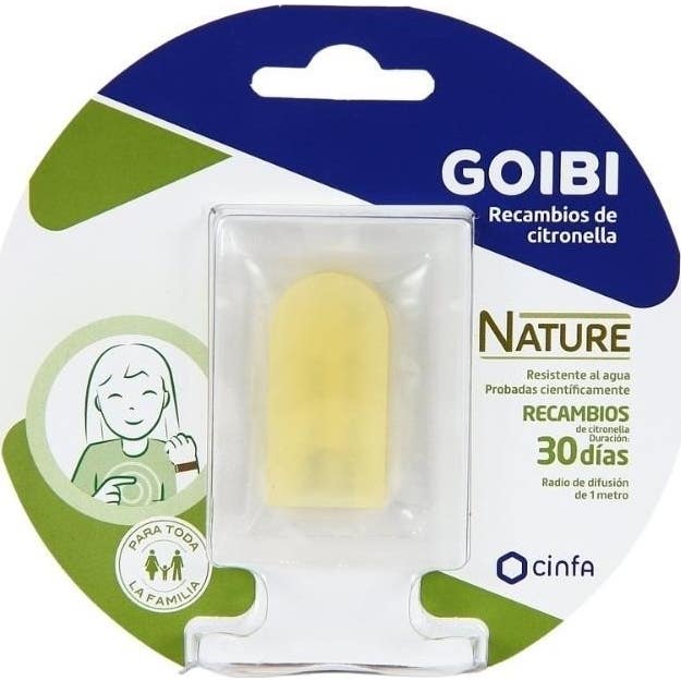 Goibi Nature recambios para pulsera de citronella 2uds