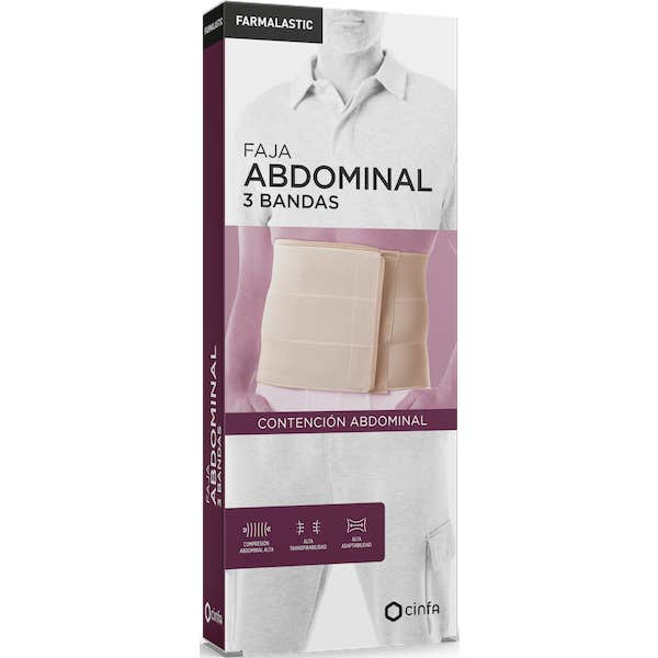 Farmalastic Faja Abdominal Mediana 3 Bandas 1ud