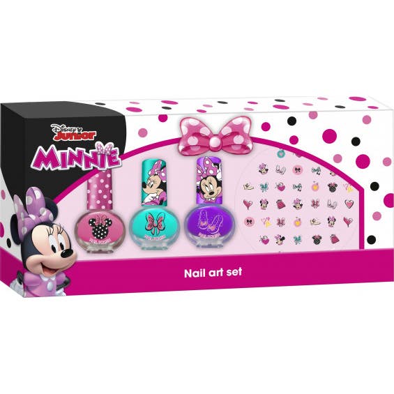 Disney Minnie Nail Art Set Polish Kids
