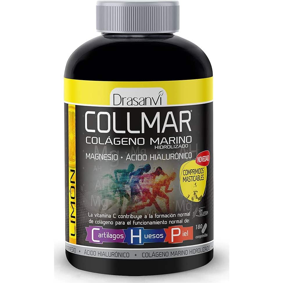 Drasanvi Collmar® Colágeno Marino + Magnesio Sabor Limón 180 comp