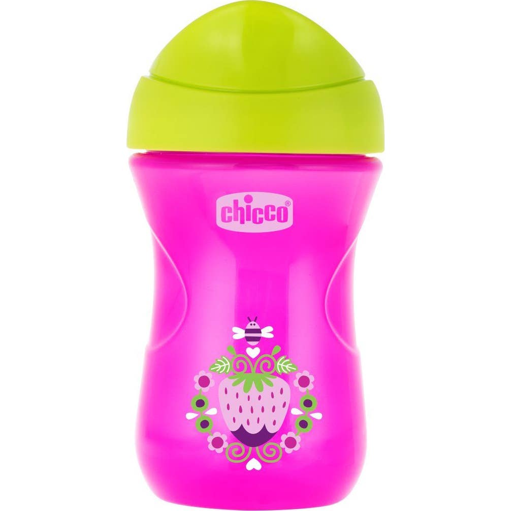 Chicco Easy Cup Taza Rosa 2 en 1 +12m 266ml 1ud