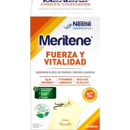Meritene Fuerza y Vitalidad Vainilla 15 Sobres