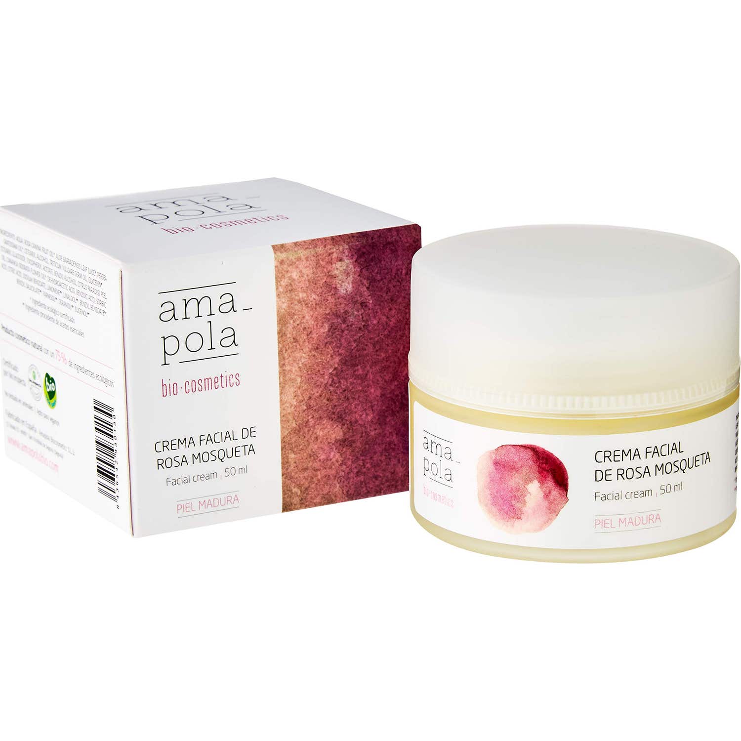 Amapola Biocosmetics Crema Regeneradora de Rosa Mosqueta 50ml