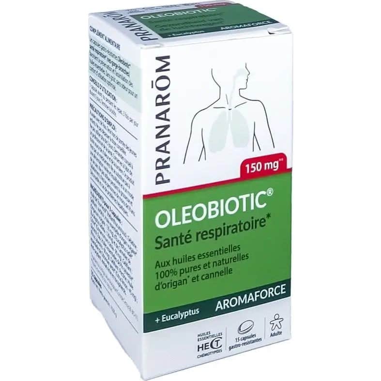Pranarôm Aromaforce Oleobiotic Salud Respiratoria 15caps