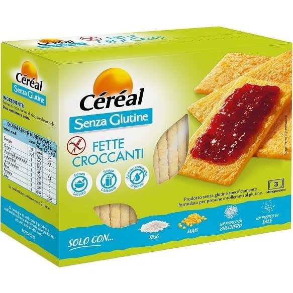 Céréal Fette Croccanti Sin Gluten 3uds