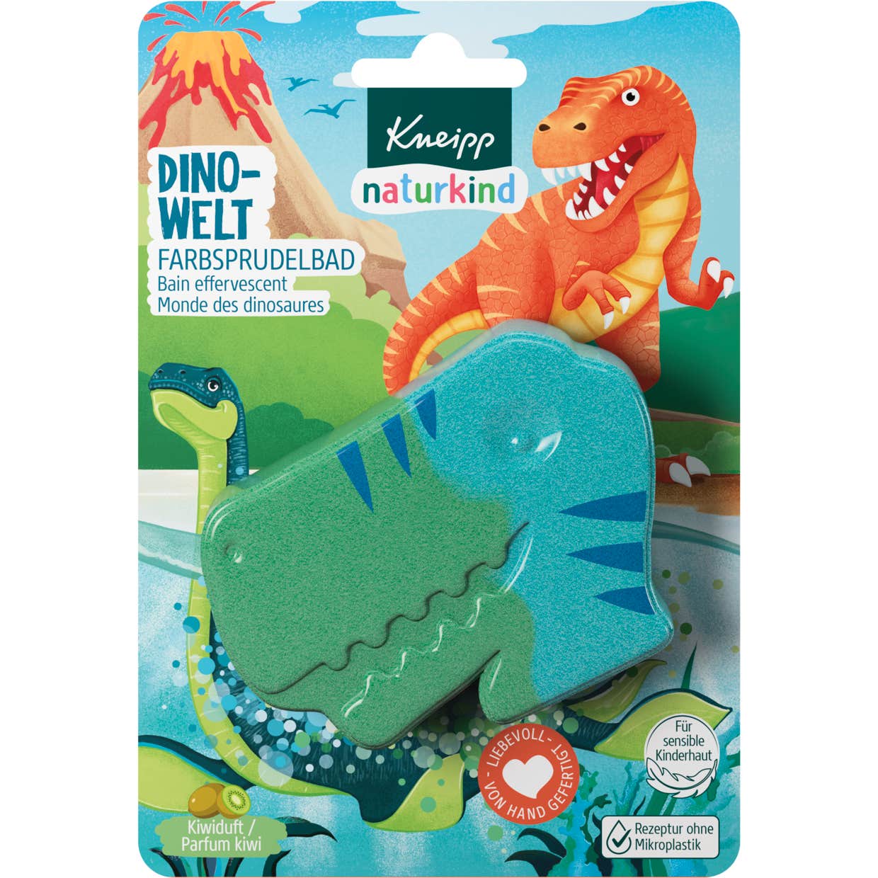 Kneipp Naturkind Baño Efervescente Mundo de Dinosaurios Kiwi 1ud