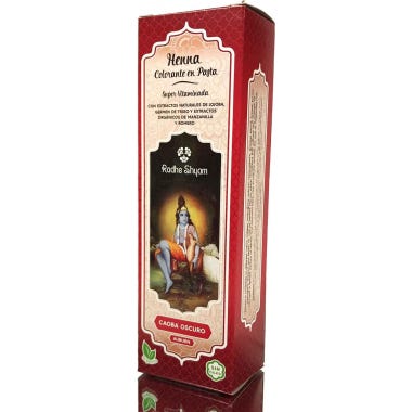 Radhe Shyam Henna Caoba Oscuro Pasta 200 ml