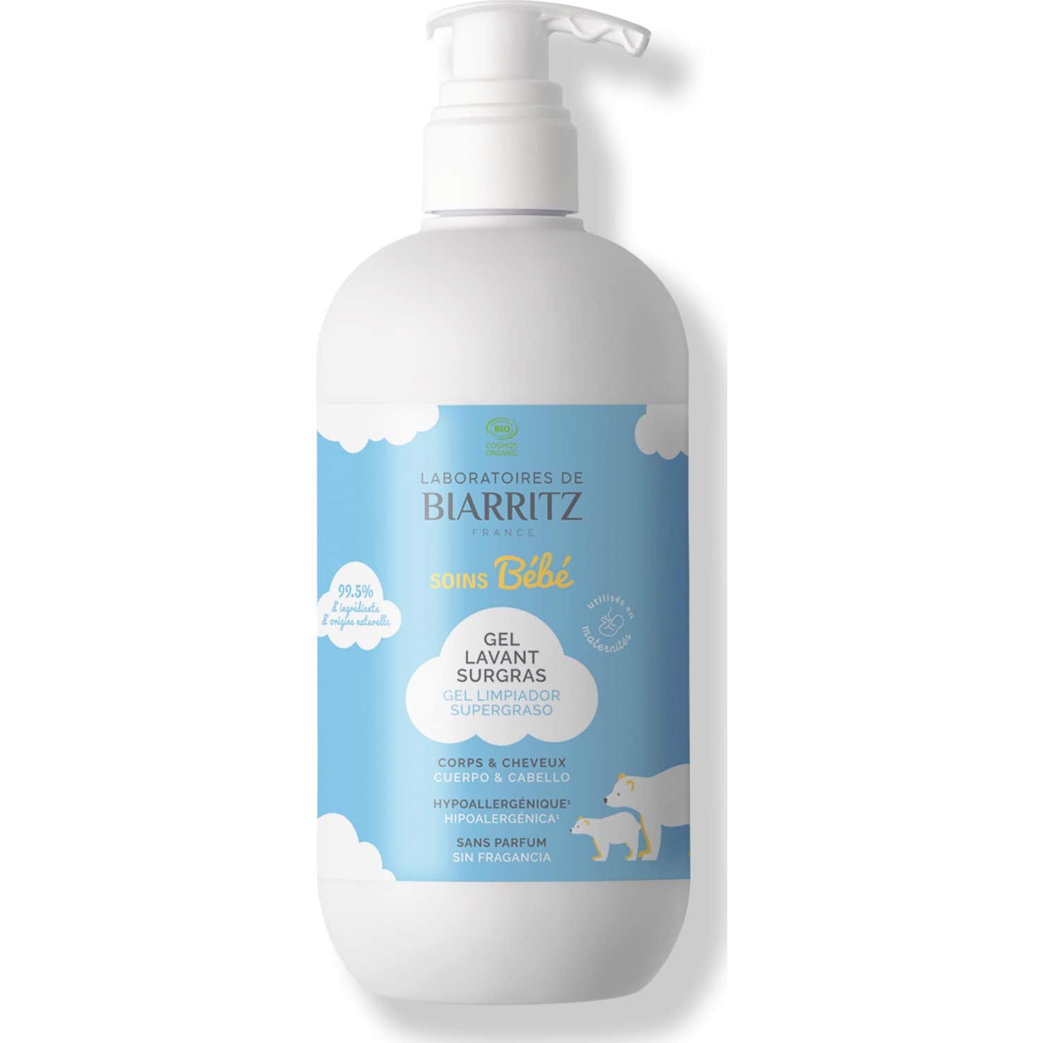 Laboratoires de Biarritz Bebé Gel Limpiador Surgras Alga N 500ml