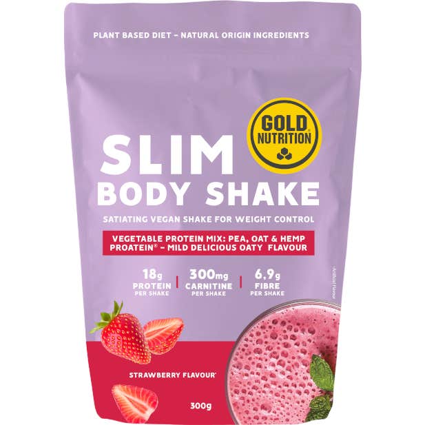 Gold Nutrition Slim Body Shake Strawberry 300g