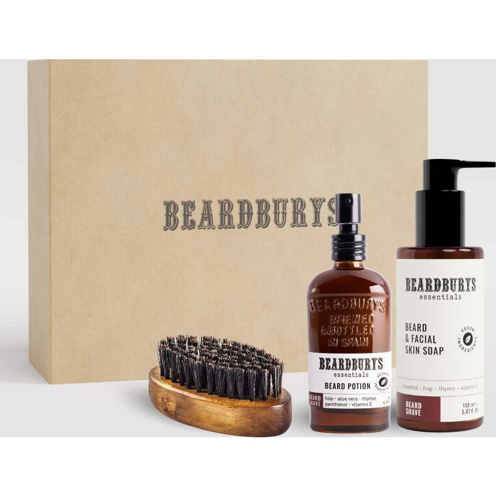 Beardburys Essentials Kit de Cuidado Completo de Barba