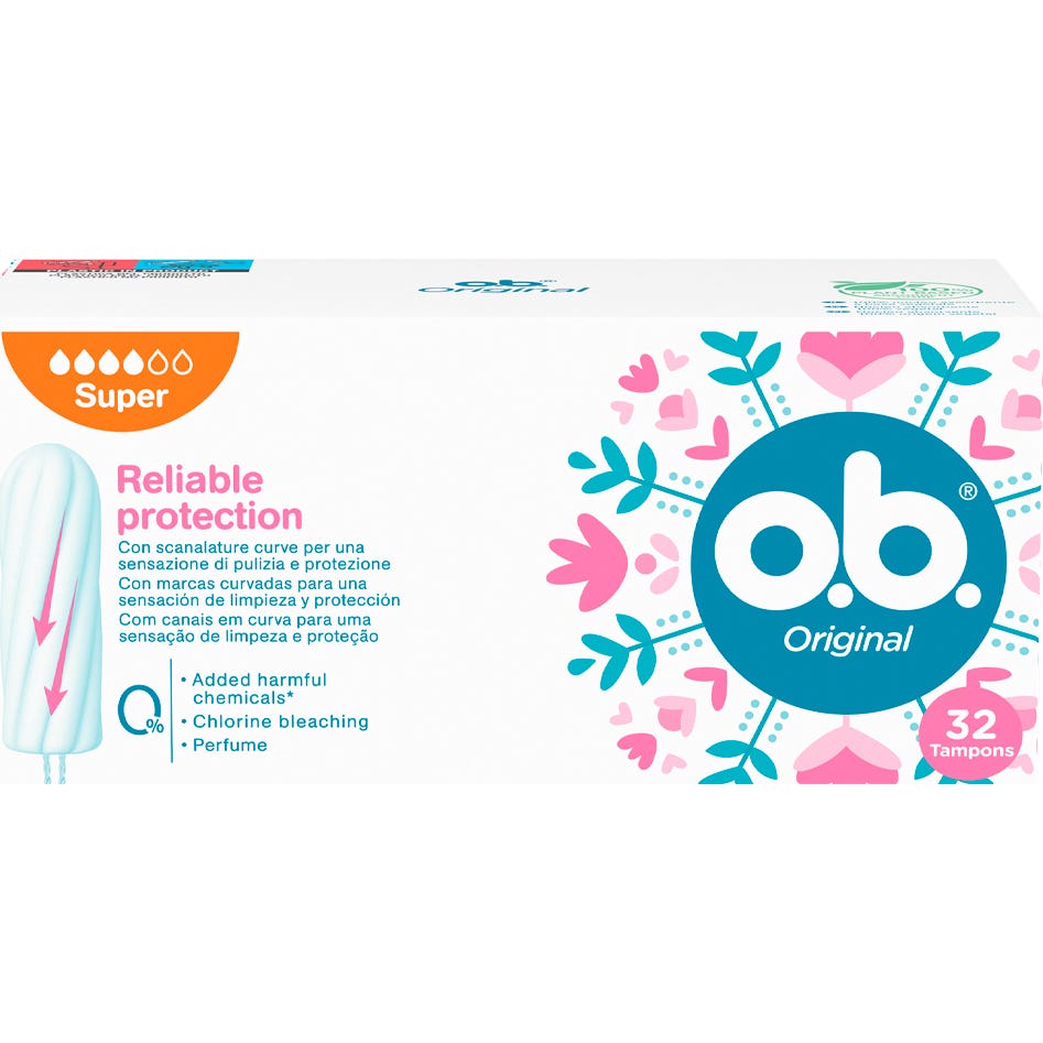 OB Original Tampons Super 32uds